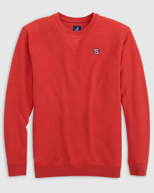 NC State Freeman Crewneck Fleece Sweatshirt sold by Johnnie-O