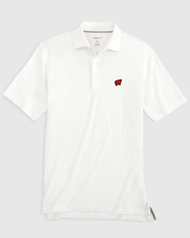 Wisconsin Birdie Jersey Performance Polo sold by Johnnie-O