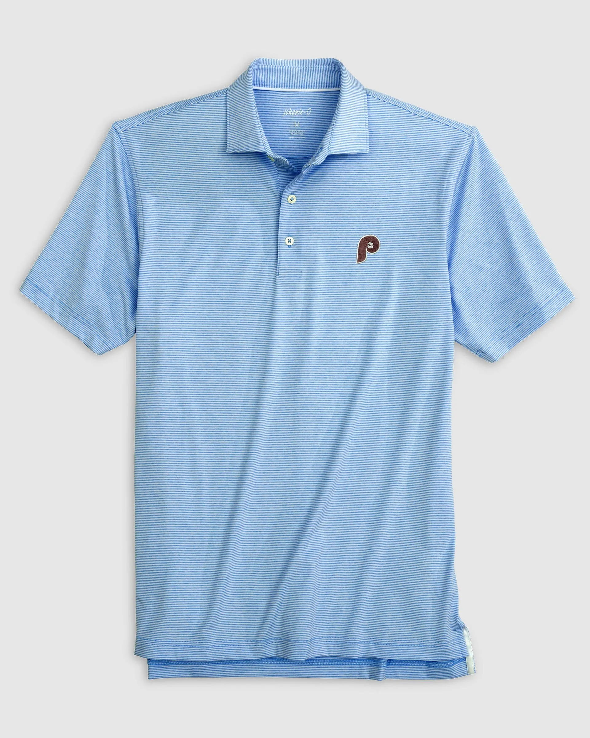 Philadelphia Phillies Lyndonn Striped Jersey Performance Polo - Cooperstown Logo sold by Johnnie-O product image thumbnail 3