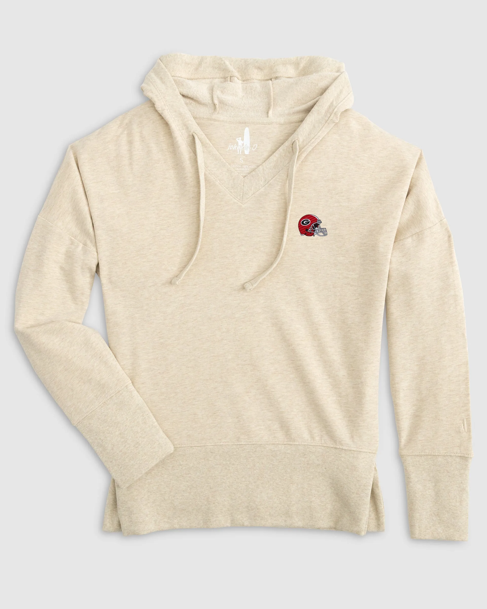 Women's Georgia Carrie Pullover Hoodie - Helmet Logo sold by Johnnie-O