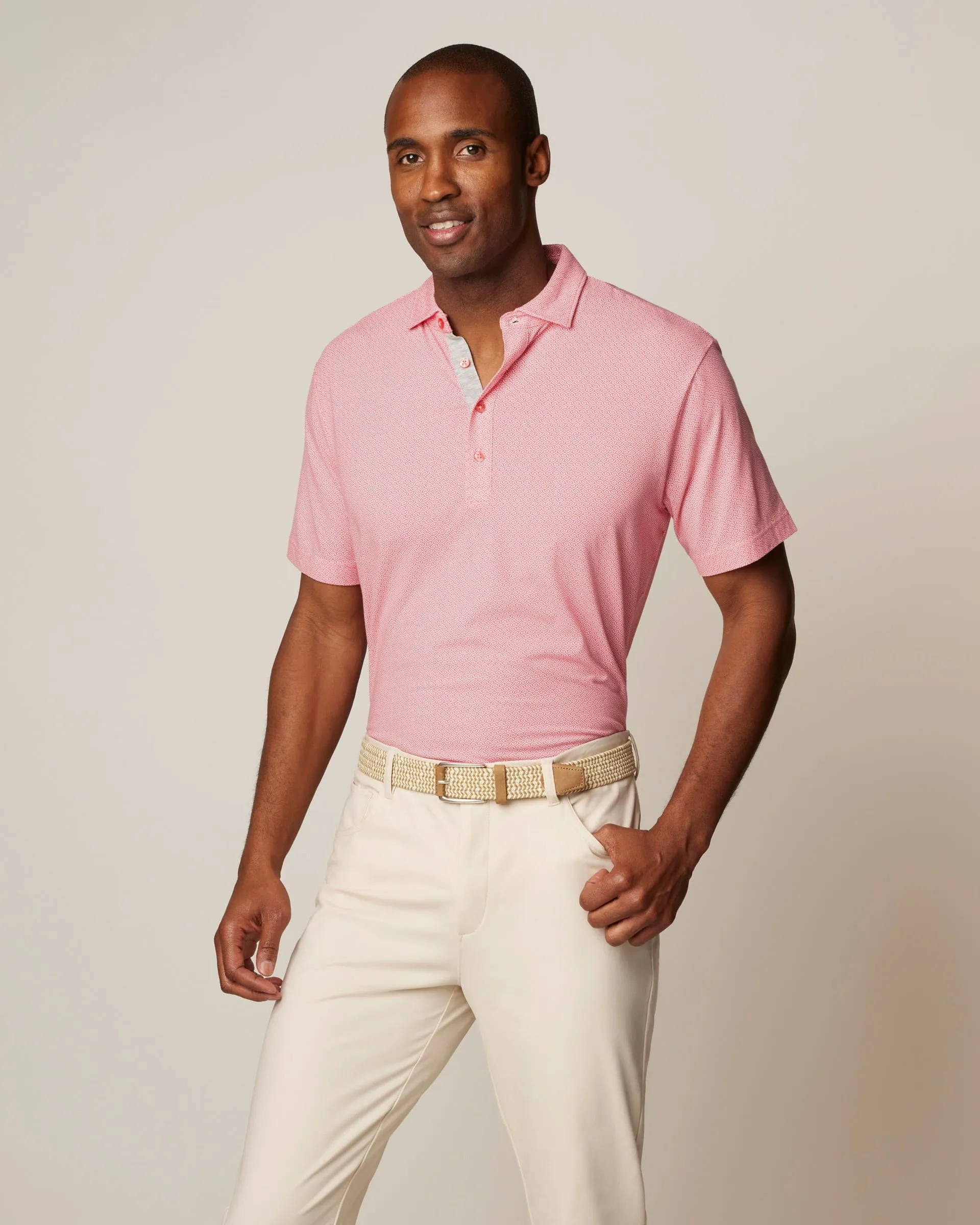 Dodson Printed Linxter Cotton Performance Polo sold by Johnnie-O product image thumbnail 2