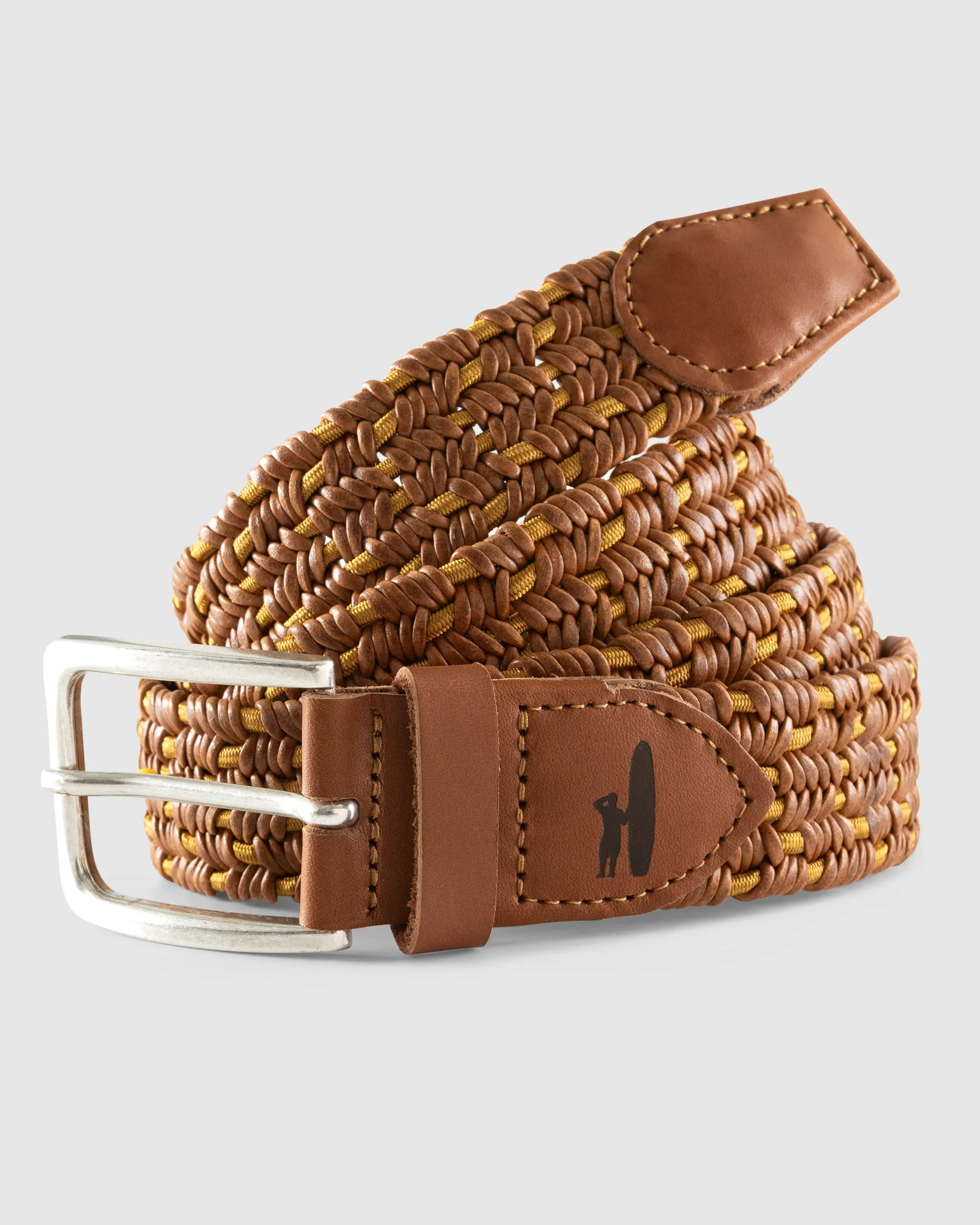 Tessuto Stretch Leather Belt sold by Johnnie-O product image thumbnail 3