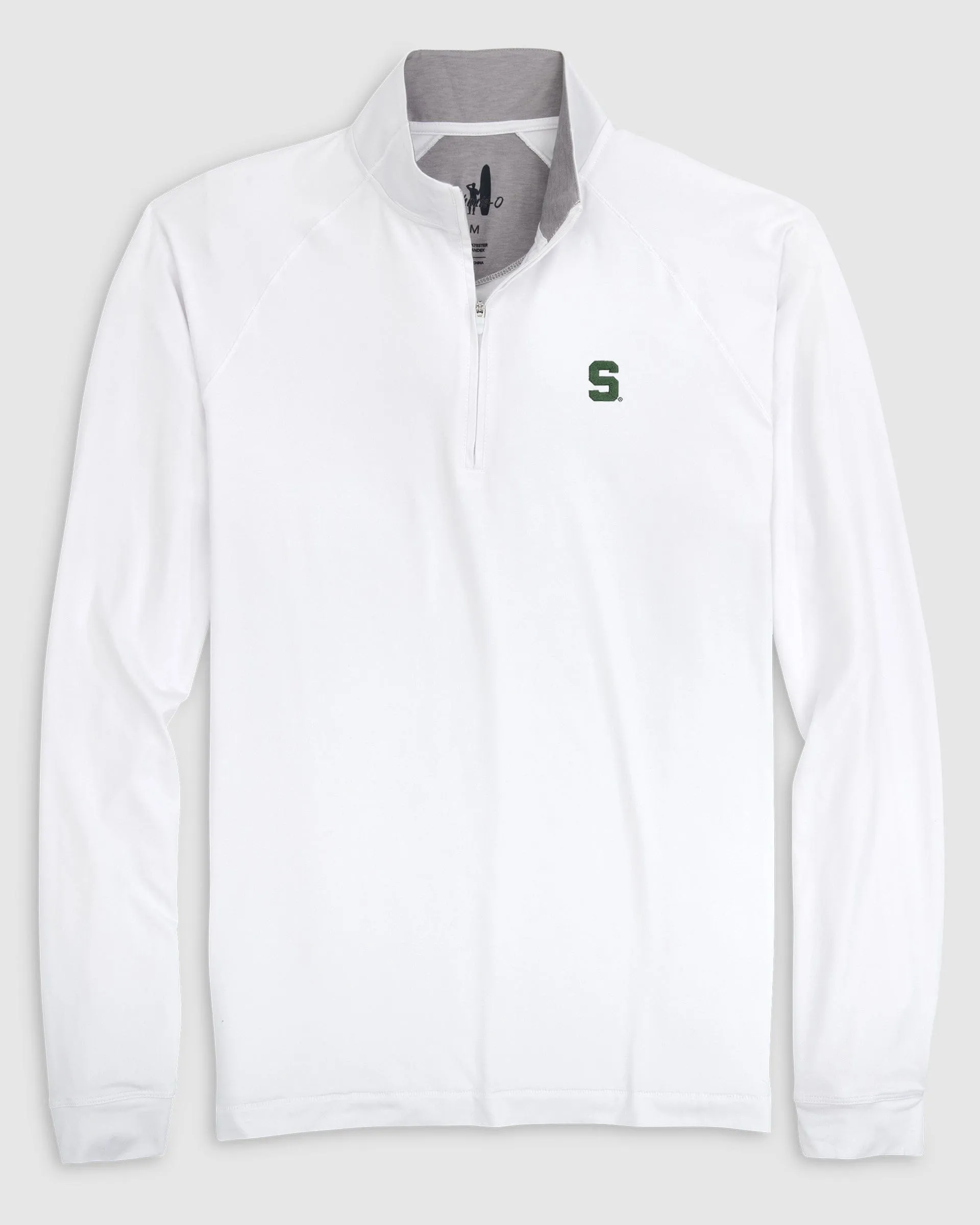 Michigan State Freeborne Performance 1/4 Zip - S Logo sold by Johnnie-O product image thumbnail 4