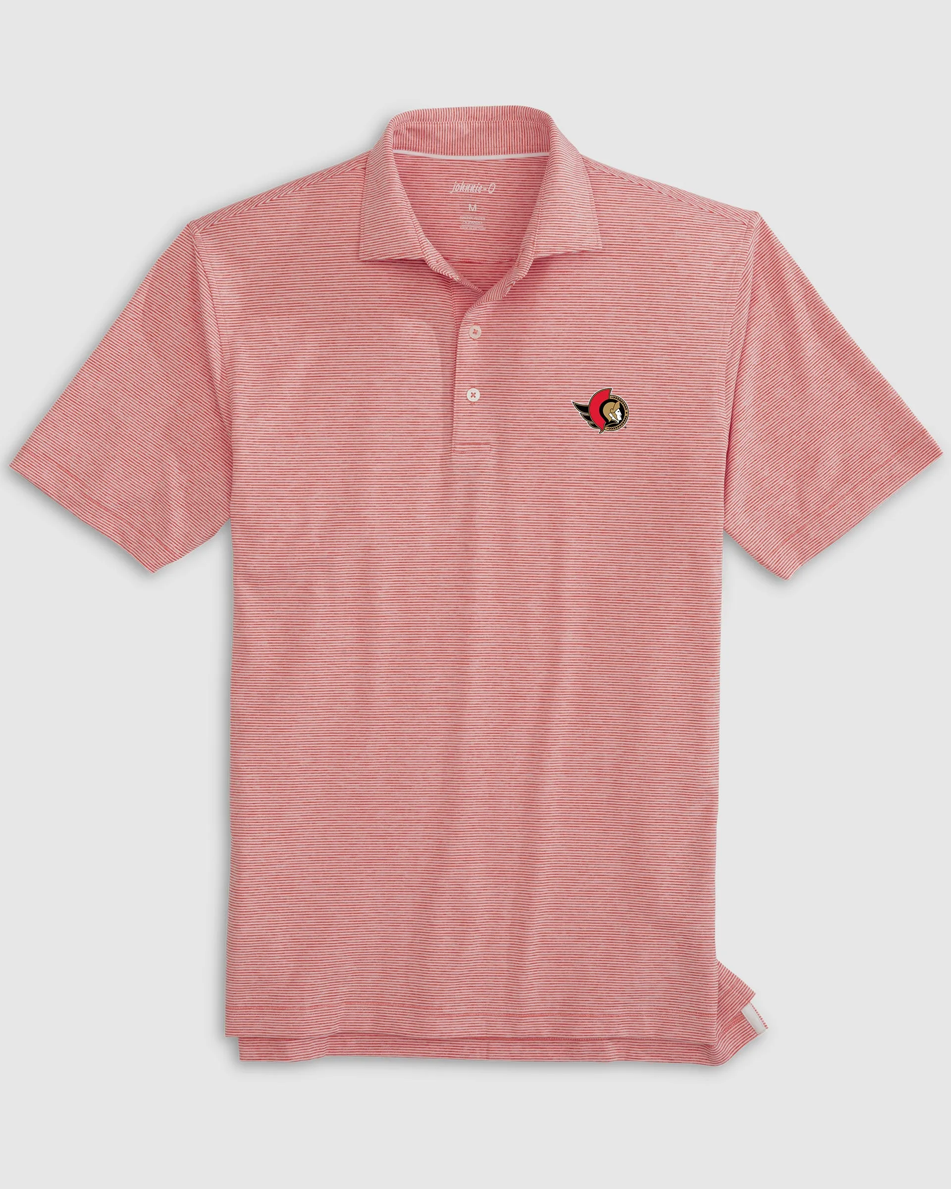 Ottawa Senators Lyndonn Striped Jersey Performance Polo sold by Johnnie-O product image thumbnail 2