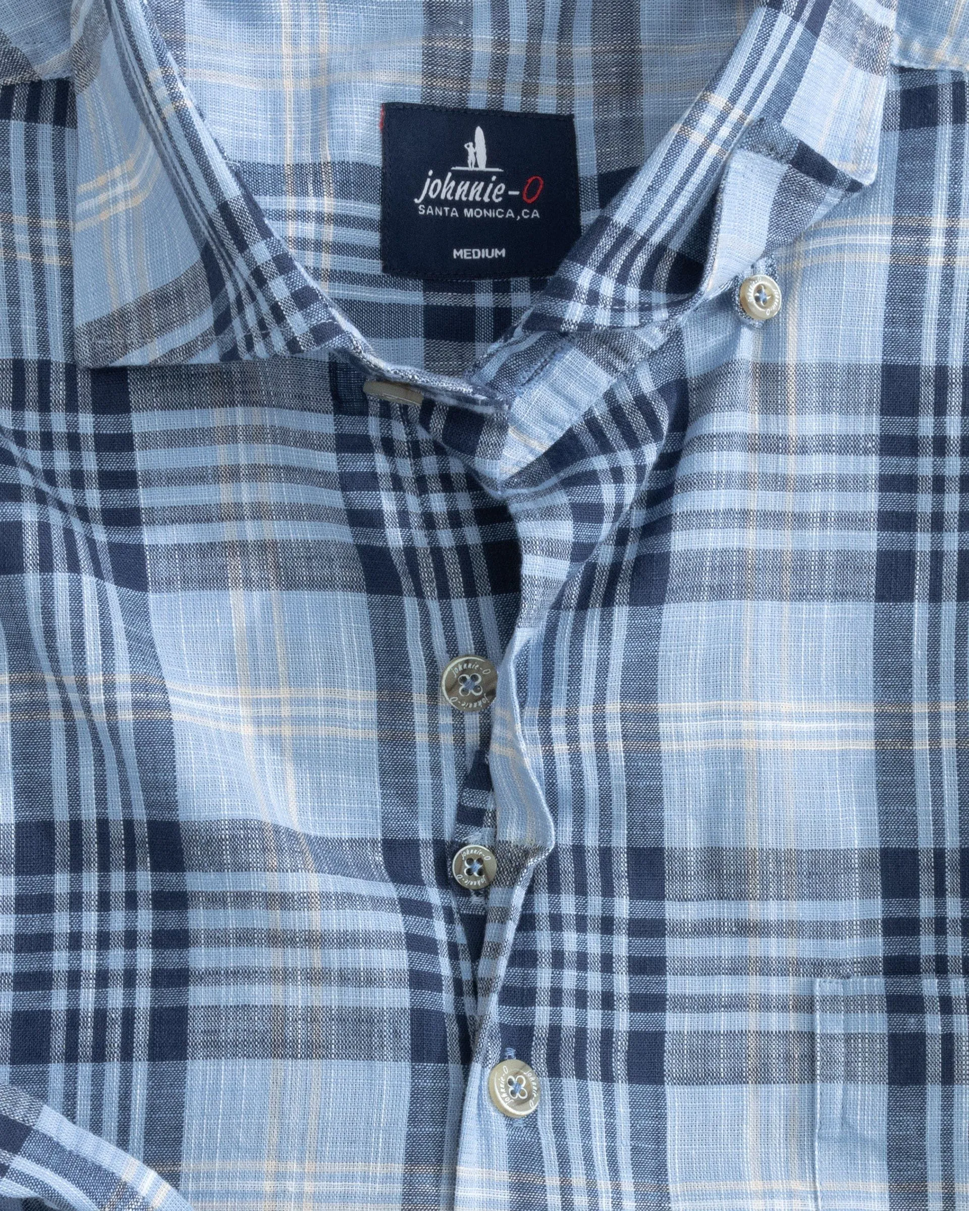 Micke Tucked Button Up Shirt sold by Johnnie-O product image thumbnail 5