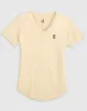 Women's Cleveland Guardians Merediths V-Neck T-Shirt sold by Johnnie-O