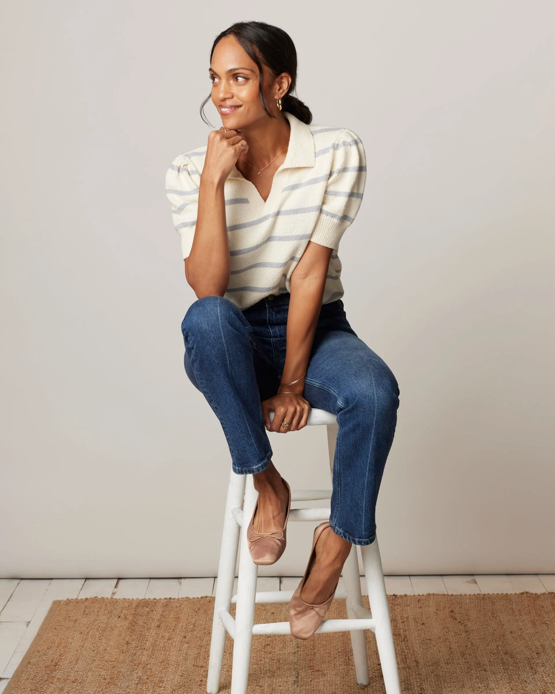 Gigi Cotton Sweater Polo sold by Johnnie-O product image thumbnail 5
