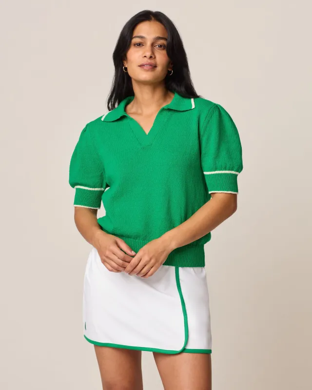 Gigi Cotton Sweater Polo made by Johnnie-O