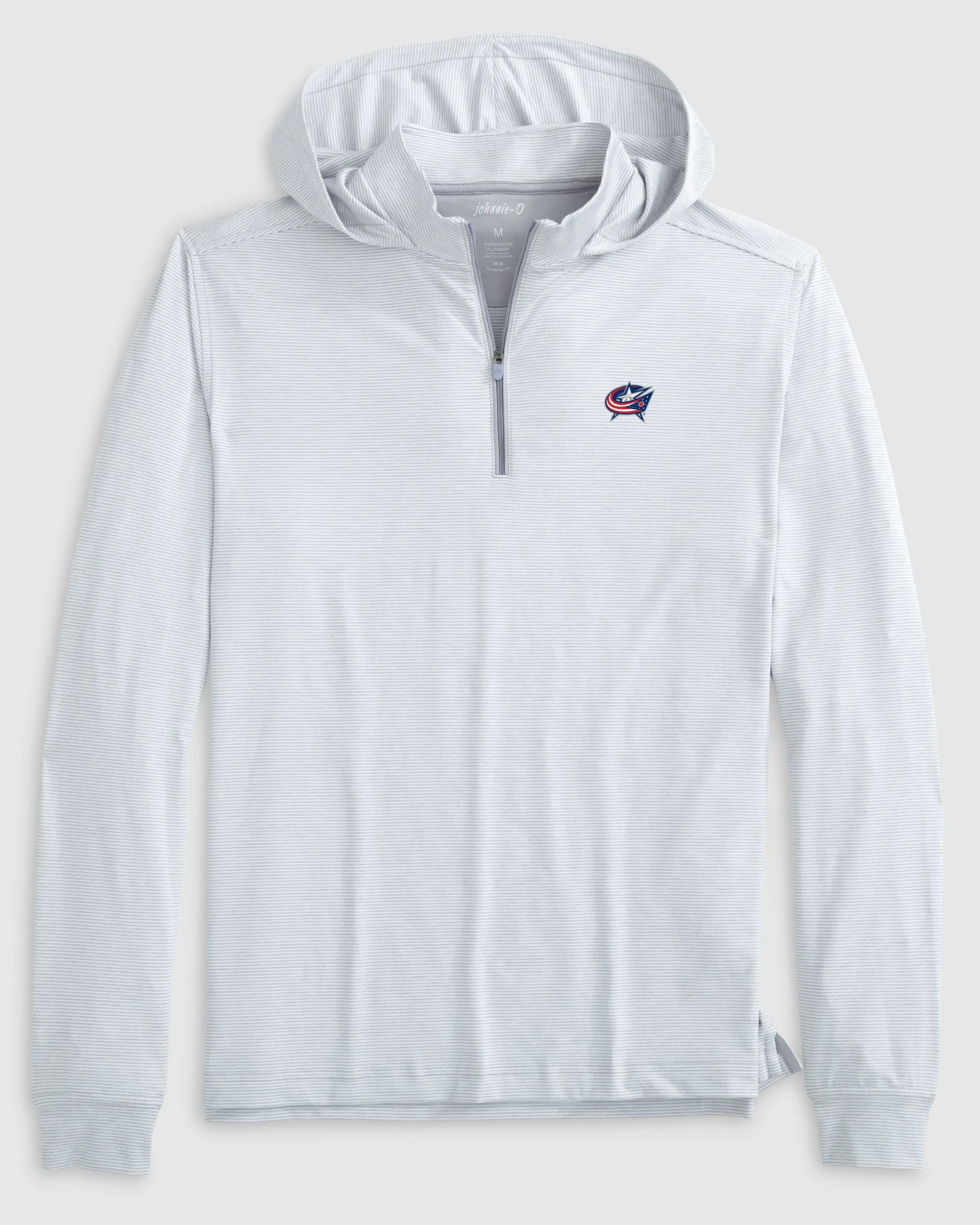 Columbus Blue Jackets Hybrid Performance 1/4 Zip Hoodie sold by Johnnie-O product image thumbnail 2