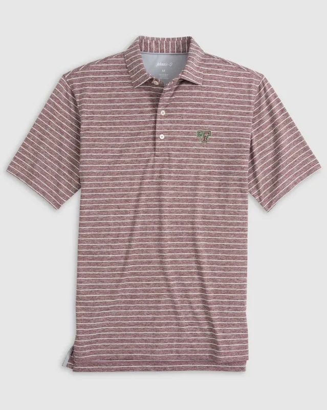 Fordham Newton Striped Jersey Performance Polo sold by Johnnie-O