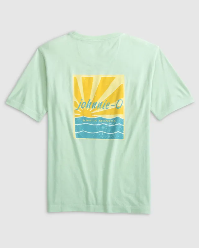 Ocean Sunrise Jr. Pocket T-Shirt sold by Johnnie-O