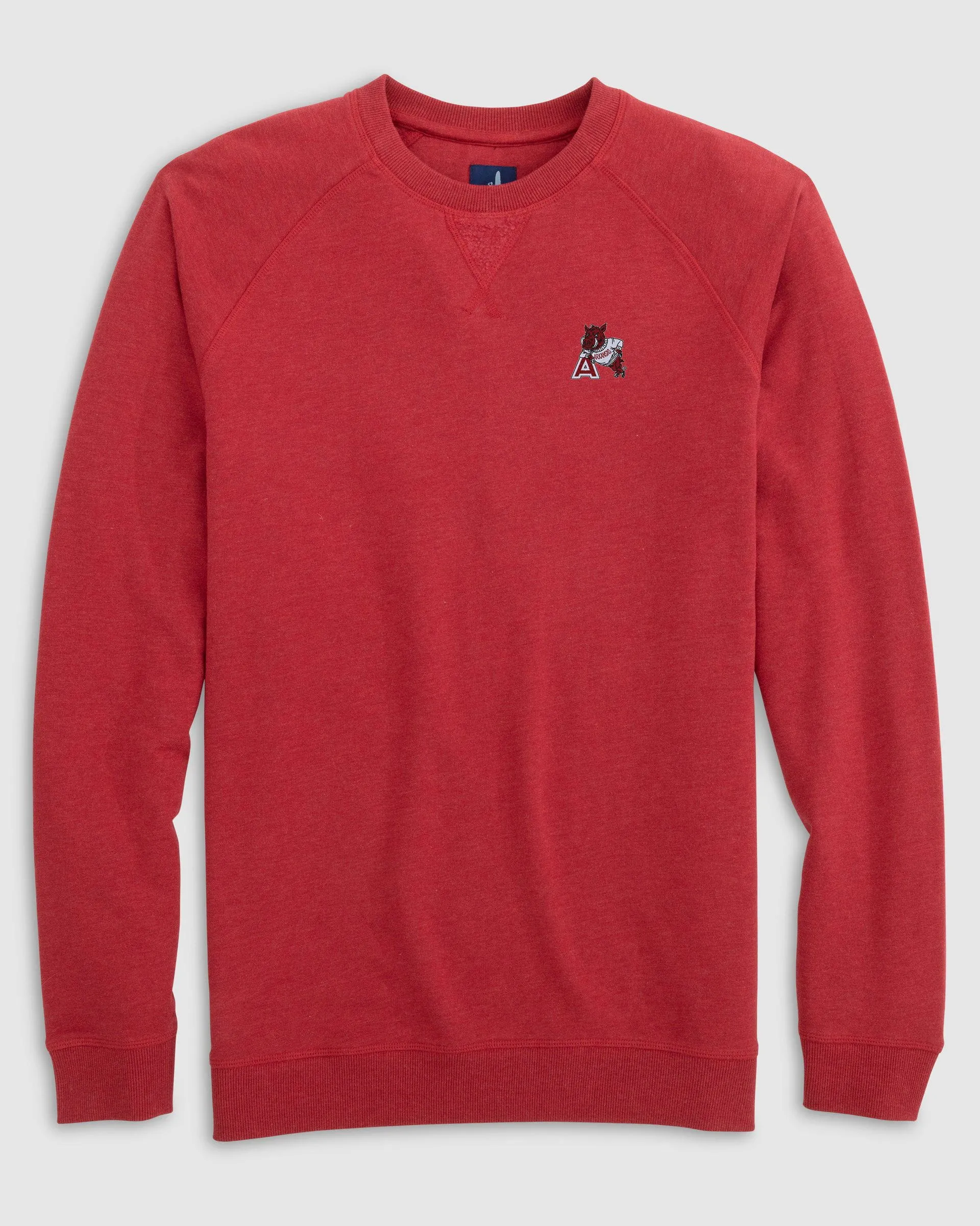 University of Arkansas Freeman Crewneck Fleece Sweatshirt - Vault Logo sold by Johnnie-O product image thumbnail 2