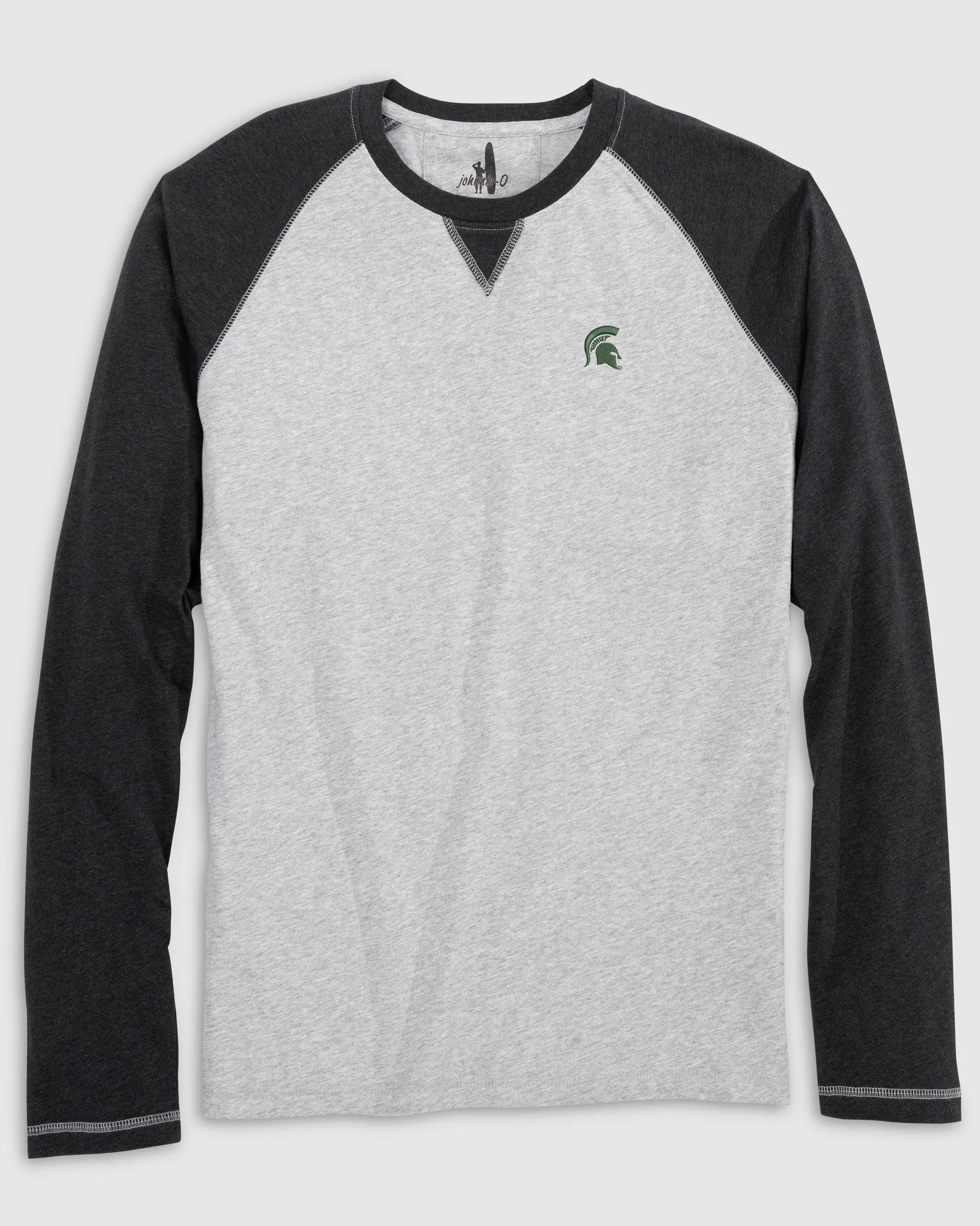 Michigan State Alsen Long Sleeve Baseball Tee sold by Johnnie-O