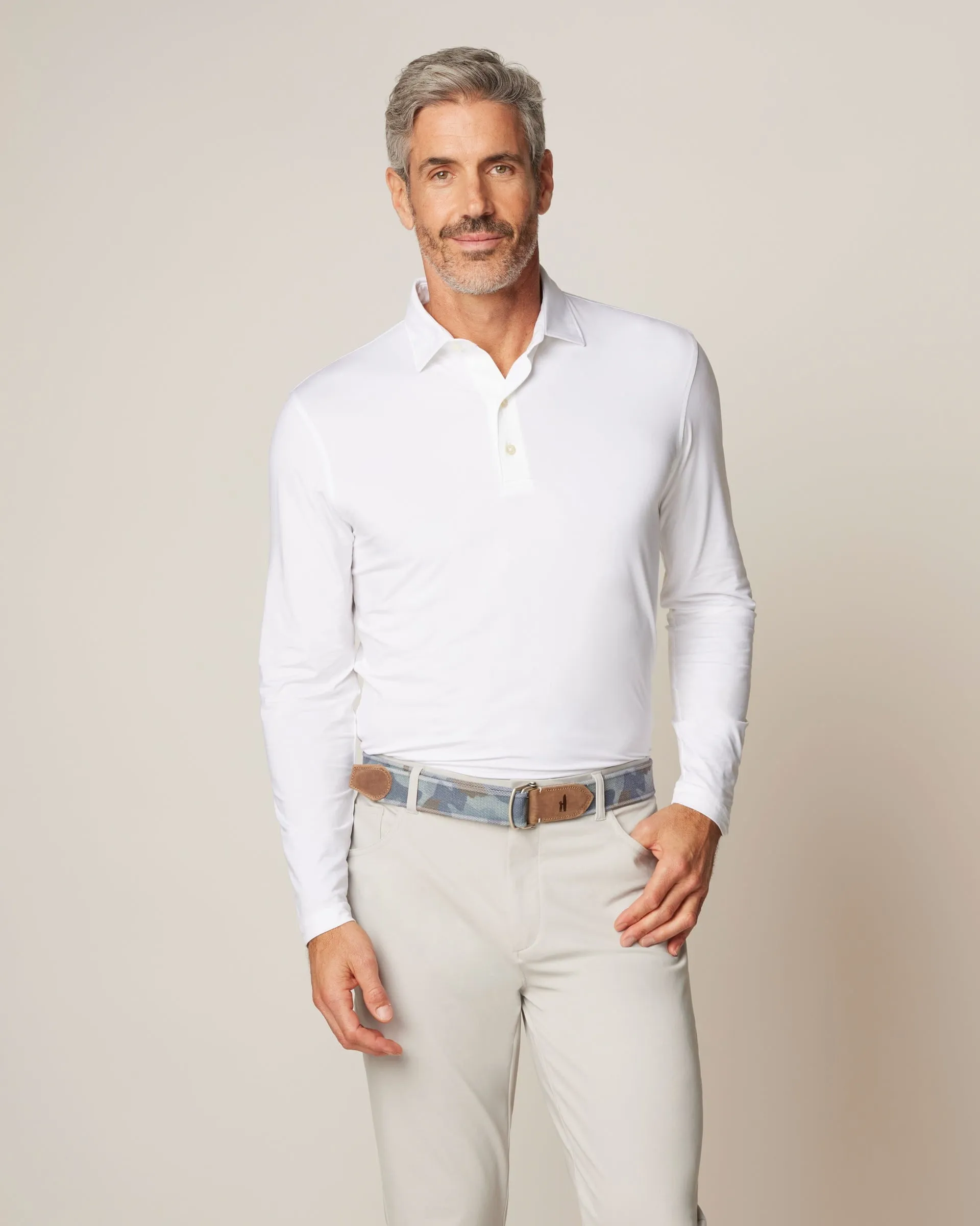 Featherweight Long Sleeve Performance Polo - Swing sold by Johnnie-O product image thumbnail 2