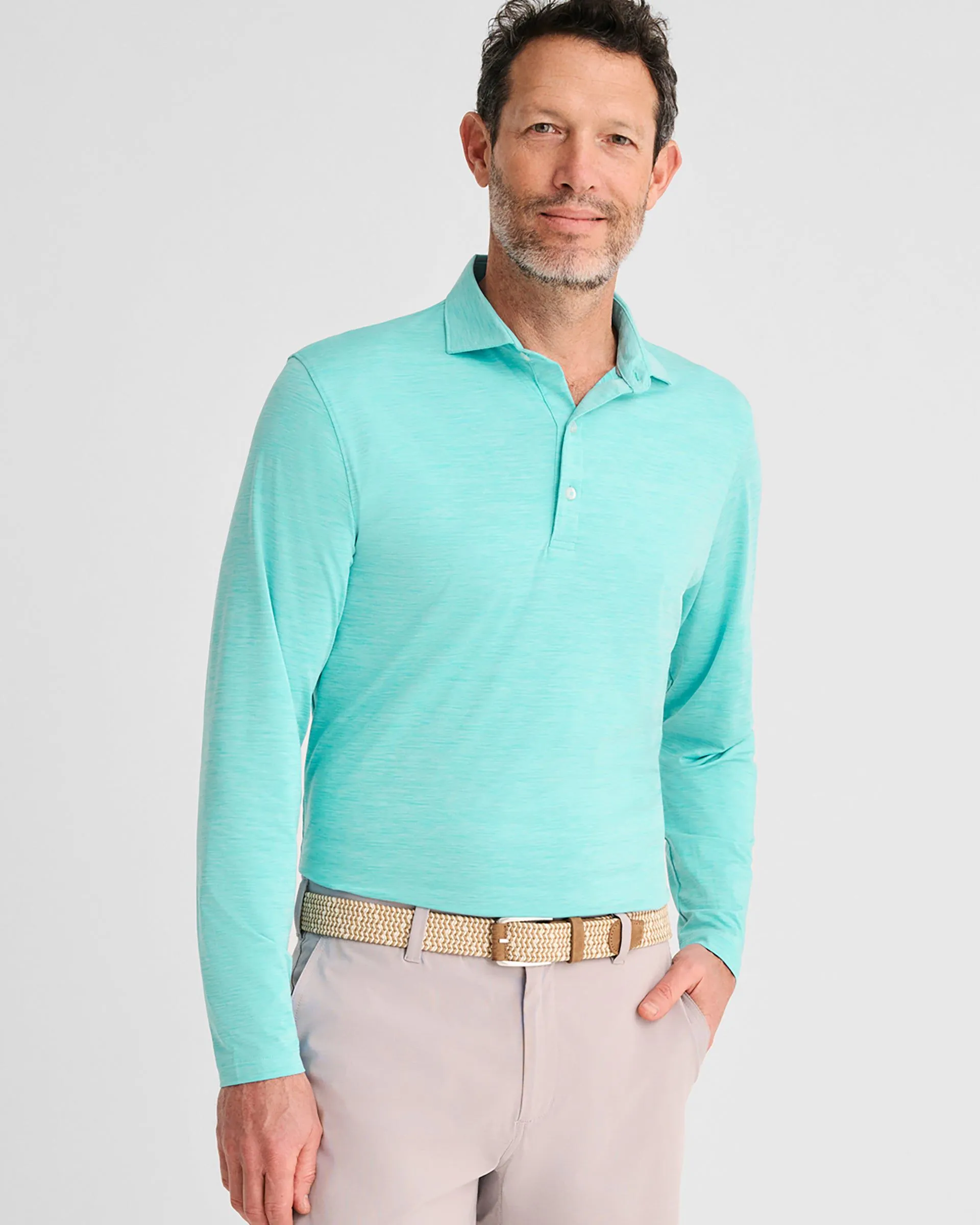 Featherweight Long Sleeve Performance Polo - Swing sold by Johnnie-O product image thumbnail 4