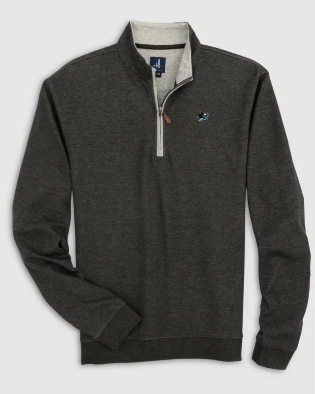 San Jose Sharks Sully 1/4 Zip sold by Johnnie-O
