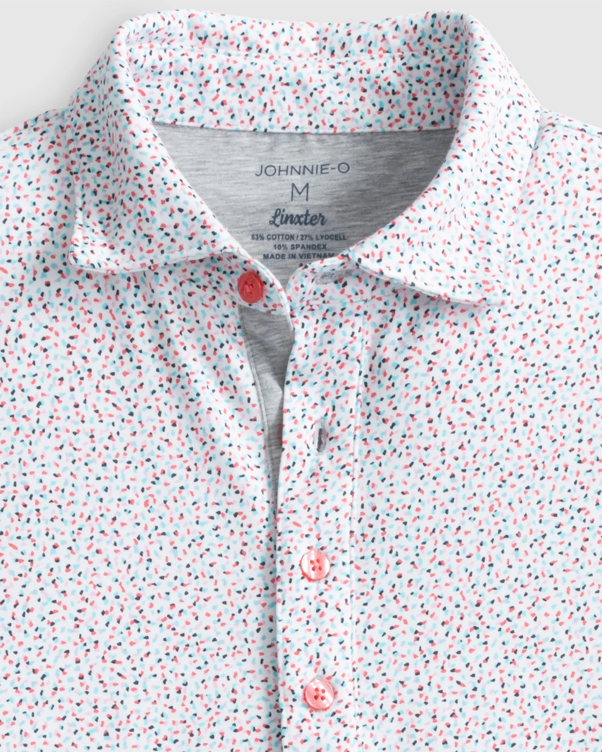 Ernest Printed Linxter Cotton Performance Polo sold by Johnnie-O product image thumbnail 3