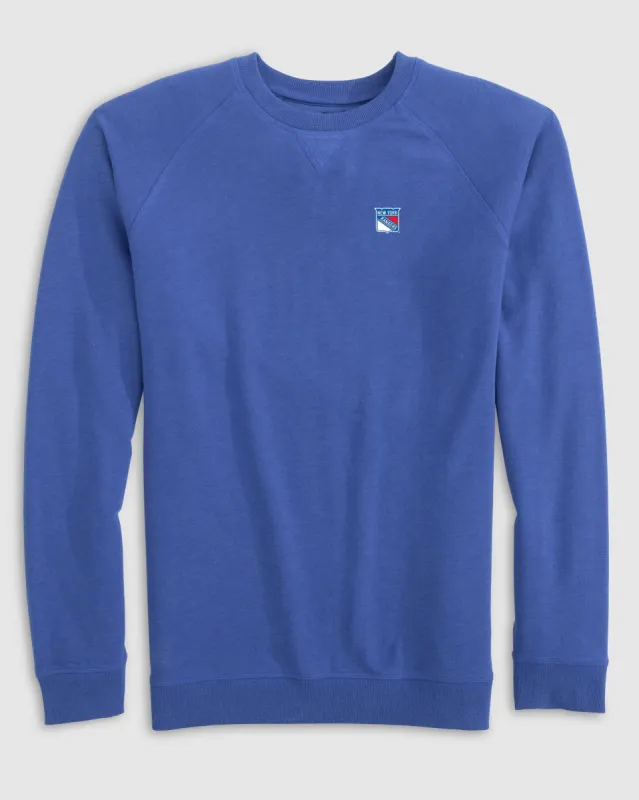 New York Rangers Freeman Crewneck Fleece Sweatshirt sold by Johnnie-O