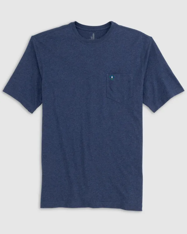 North Carolina Wilmington Heathered Tyler T-Shirt made by Johnnie-O