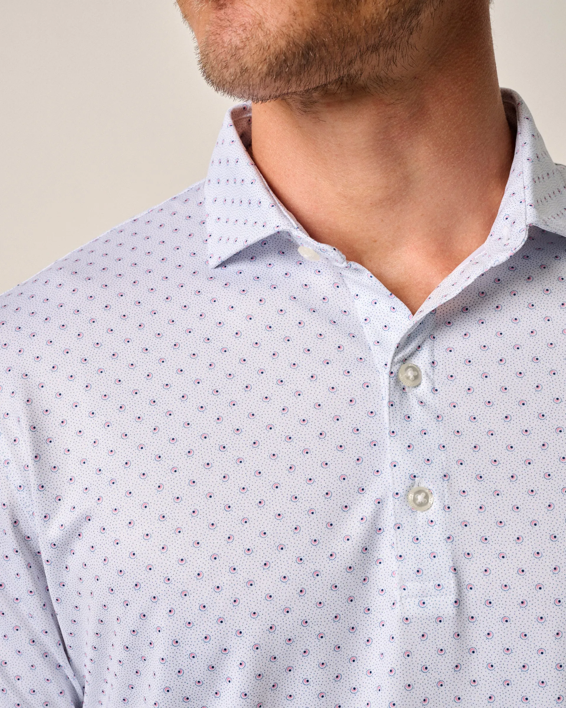 Performance Jersey Polo - Crete Print sold by Johnnie-O product image thumbnail 3