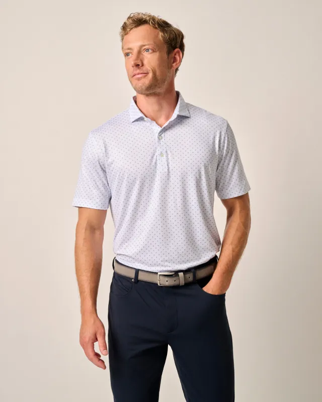 Performance Jersey Polo - Crete Print sold by Johnnie-O