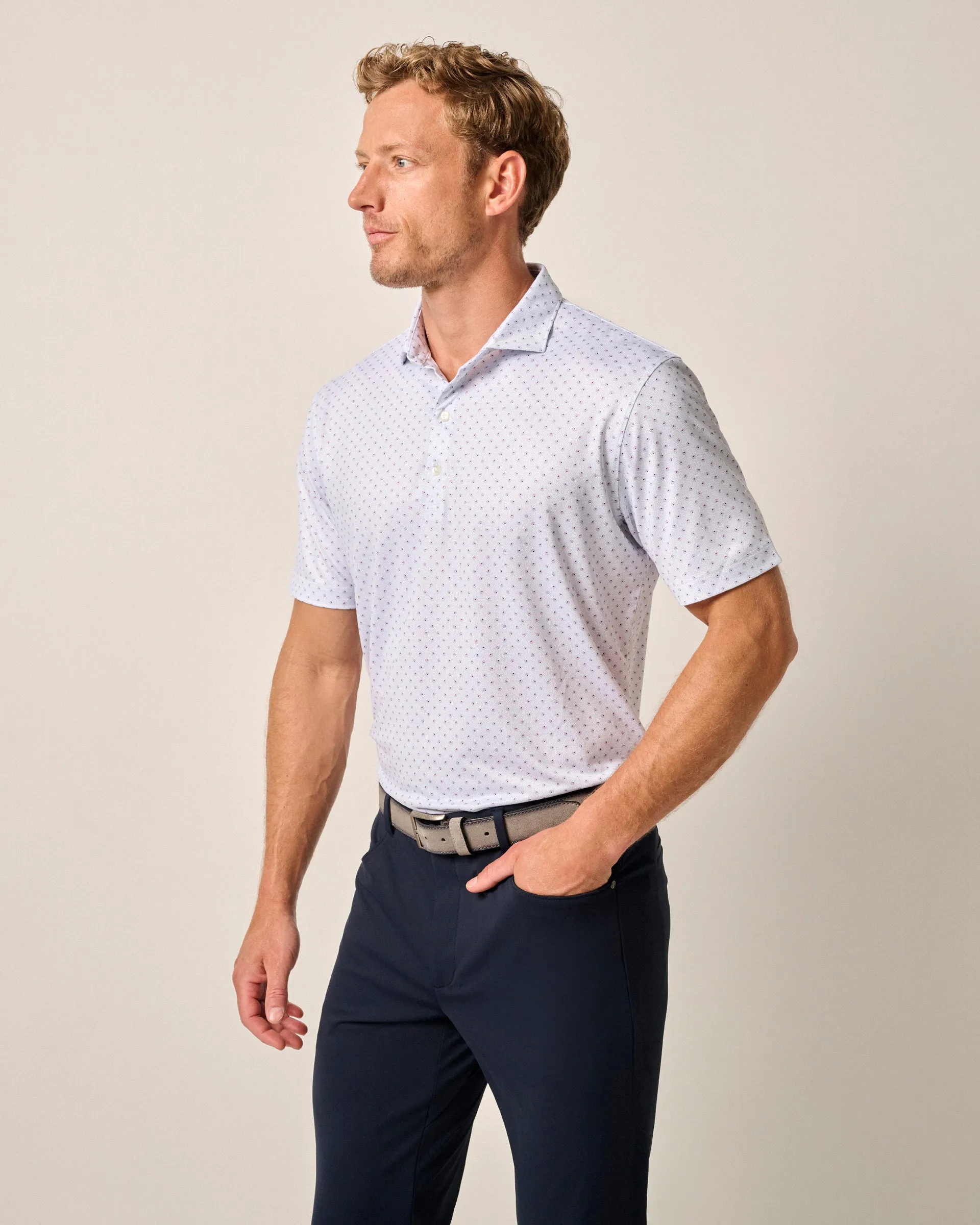 Performance Jersey Polo - Crete Print sold by Johnnie-O product image thumbnail 4