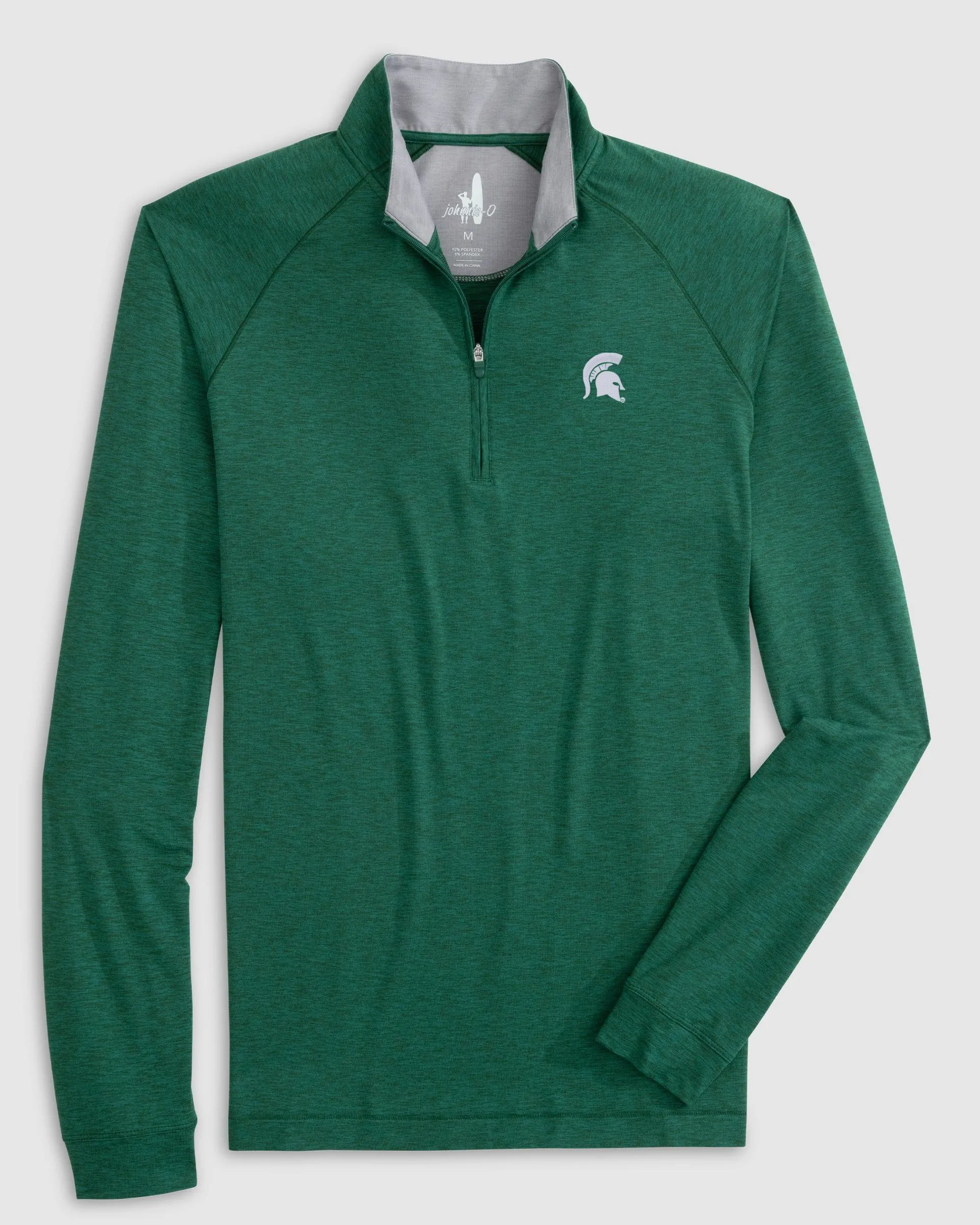 Michigan State Freeborne Performance 1/4 Zip sold by Johnnie-O product image thumbnail 2