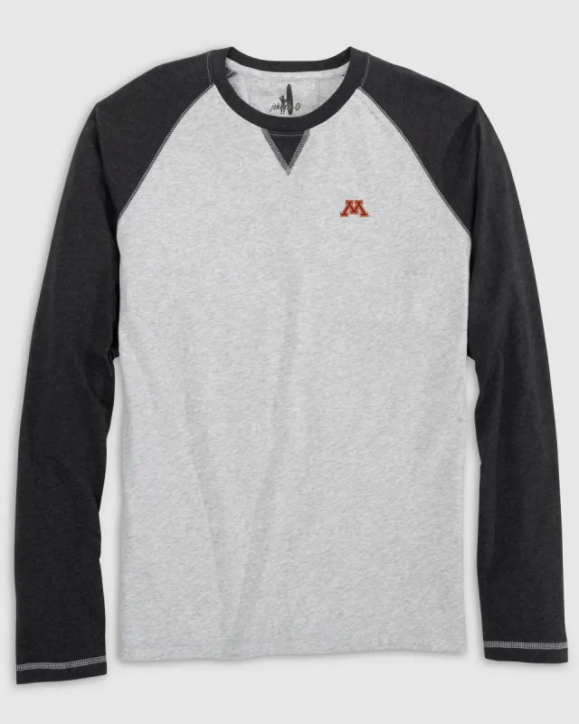 Minnesota Alsen Long Sleeve Baseball Tee sold by Johnnie-O