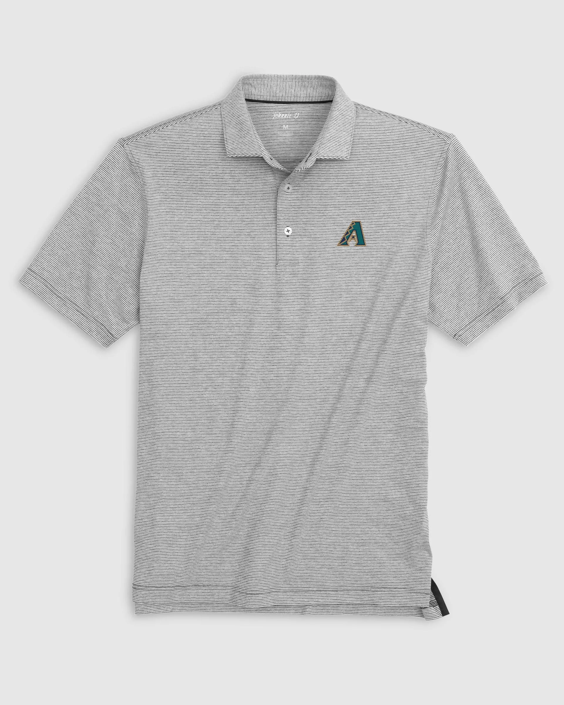 Arizona Diamondbacks Lyndonn Striped Jersey Performance Polo - Cooperstown Logo sold by Johnnie-O product image thumbnail 2