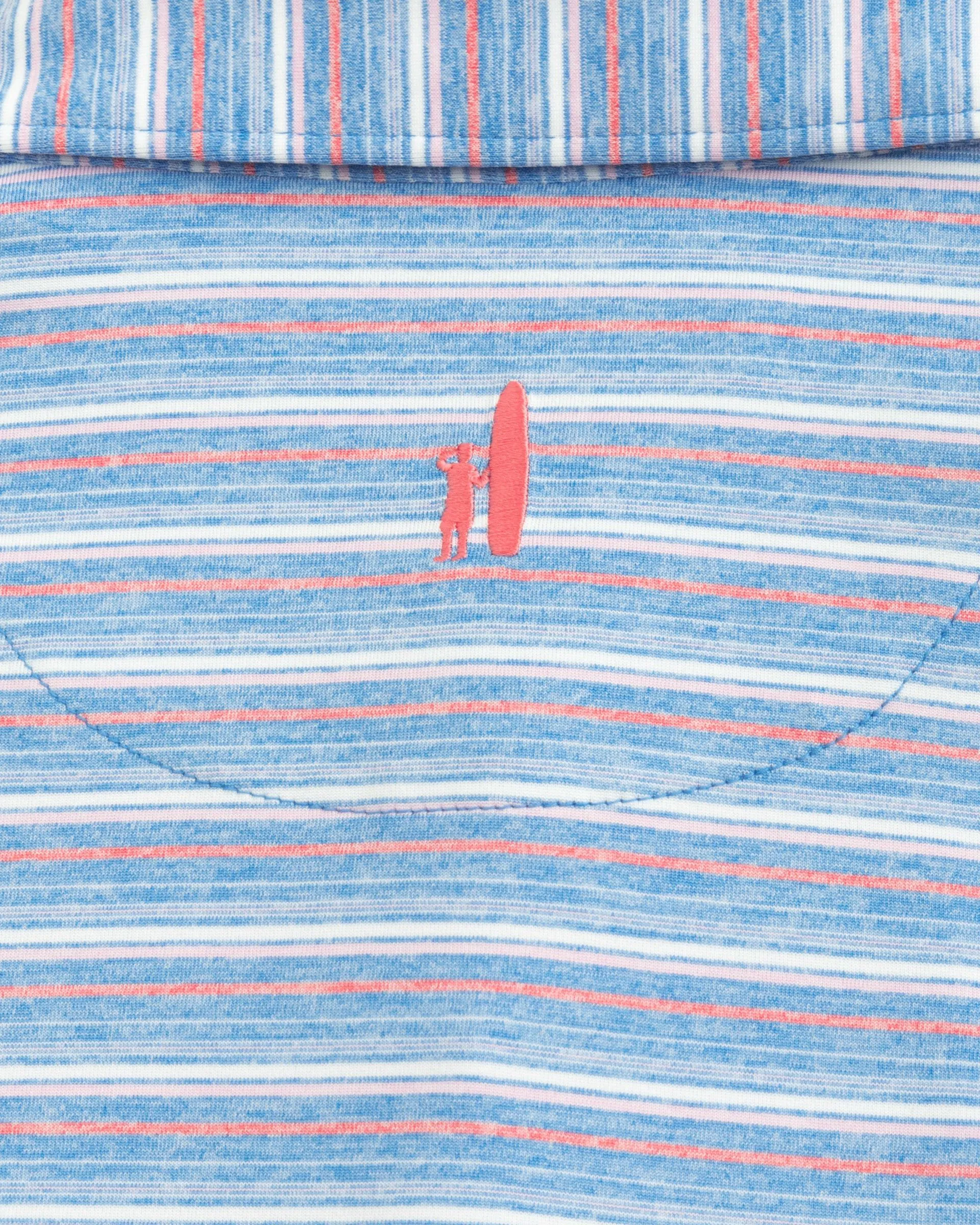 Astrid Striped Jersey Performance Polo sold by Johnnie-O product image thumbnail 4