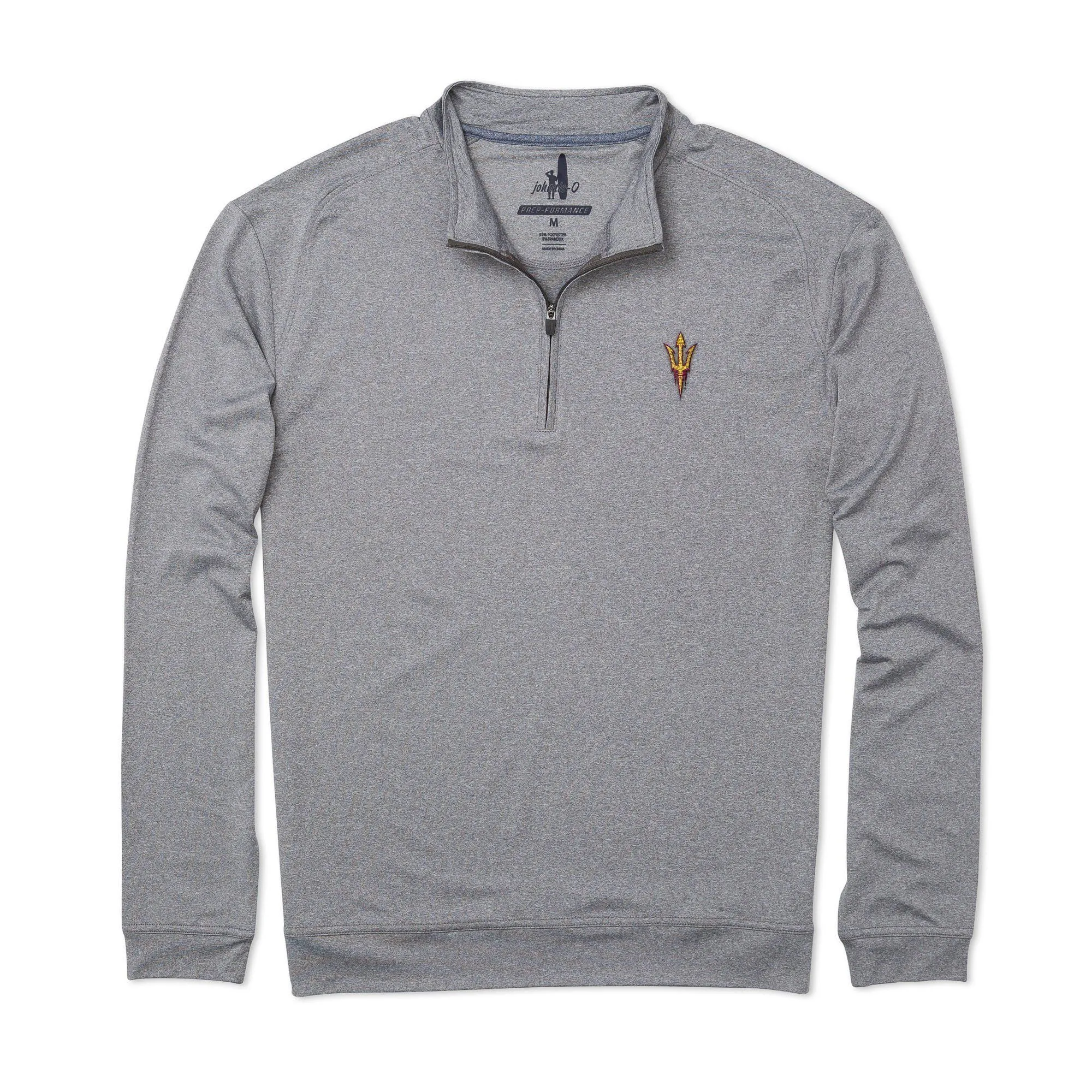 Arizona State Flex PREP-FORMANCE 1/4 Zip Pullover sold by Johnnie-O