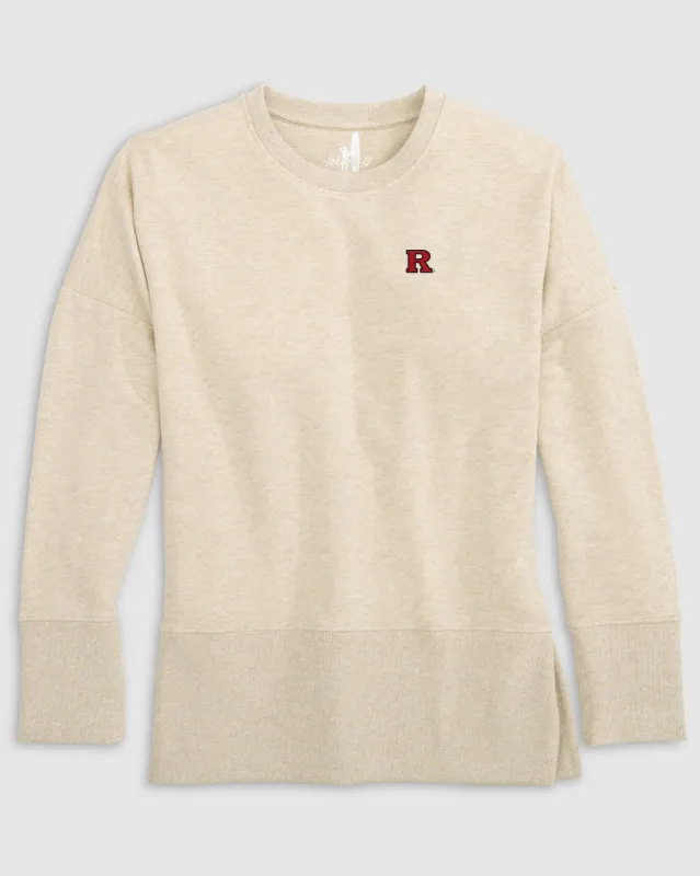 Women's Rutgers Brittany Crewneck Sweatshirt sold by Johnnie-O