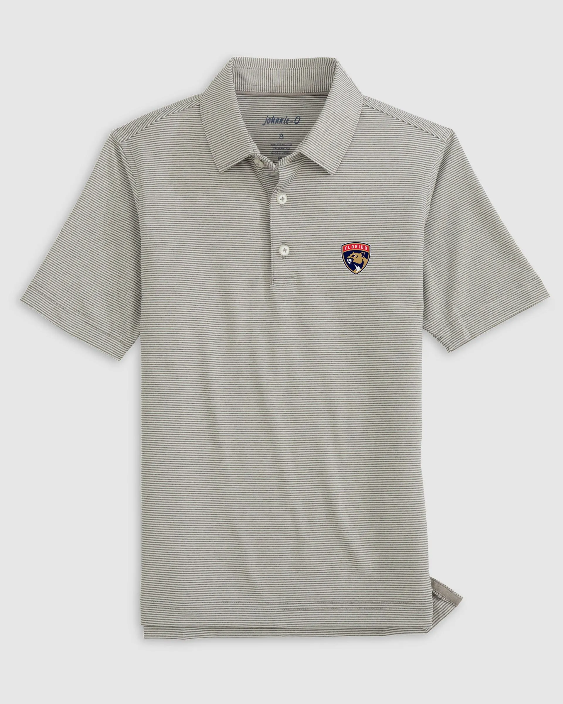 Florida Panthers Lyndonn Jr. Striped Jersey Performance Polo sold by Johnnie-O product image thumbnail 5