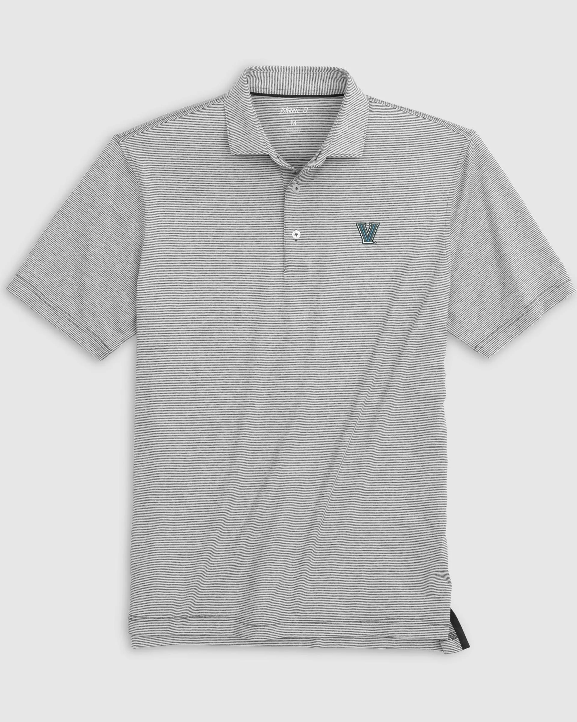 Villanova Lyndon Striped Jersey Performance Polo sold by Johnnie-O