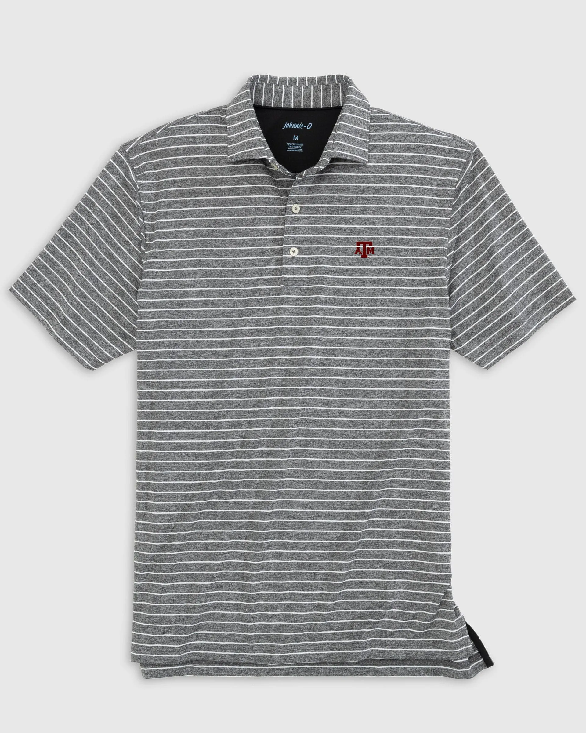Texas A&M Newton Striped Jersey Performance Polo sold by Johnnie-O product image thumbnail 2