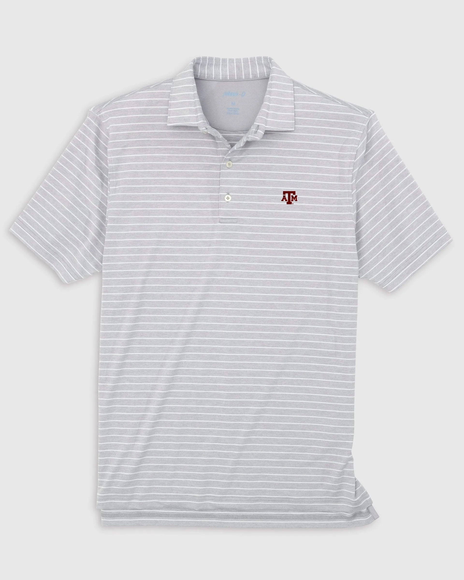 Texas A&M Newton Striped Jersey Performance Polo sold by Johnnie-O product image thumbnail 3