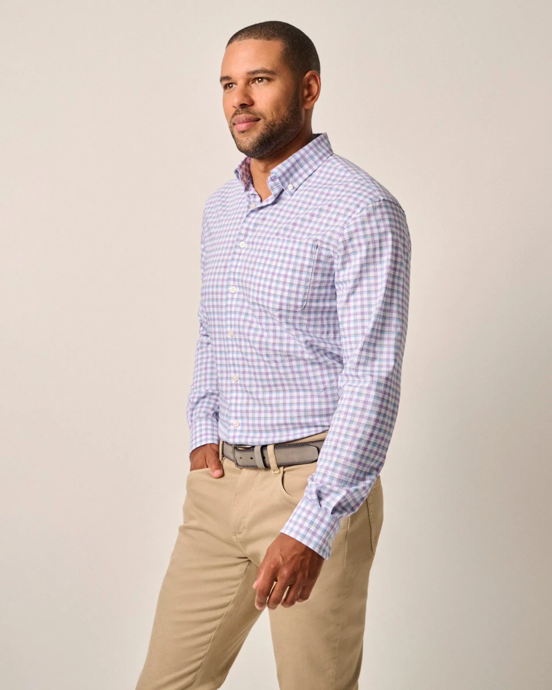 Performance Button Up Shirt - Hughes sold by Johnnie-O product image thumbnail 5