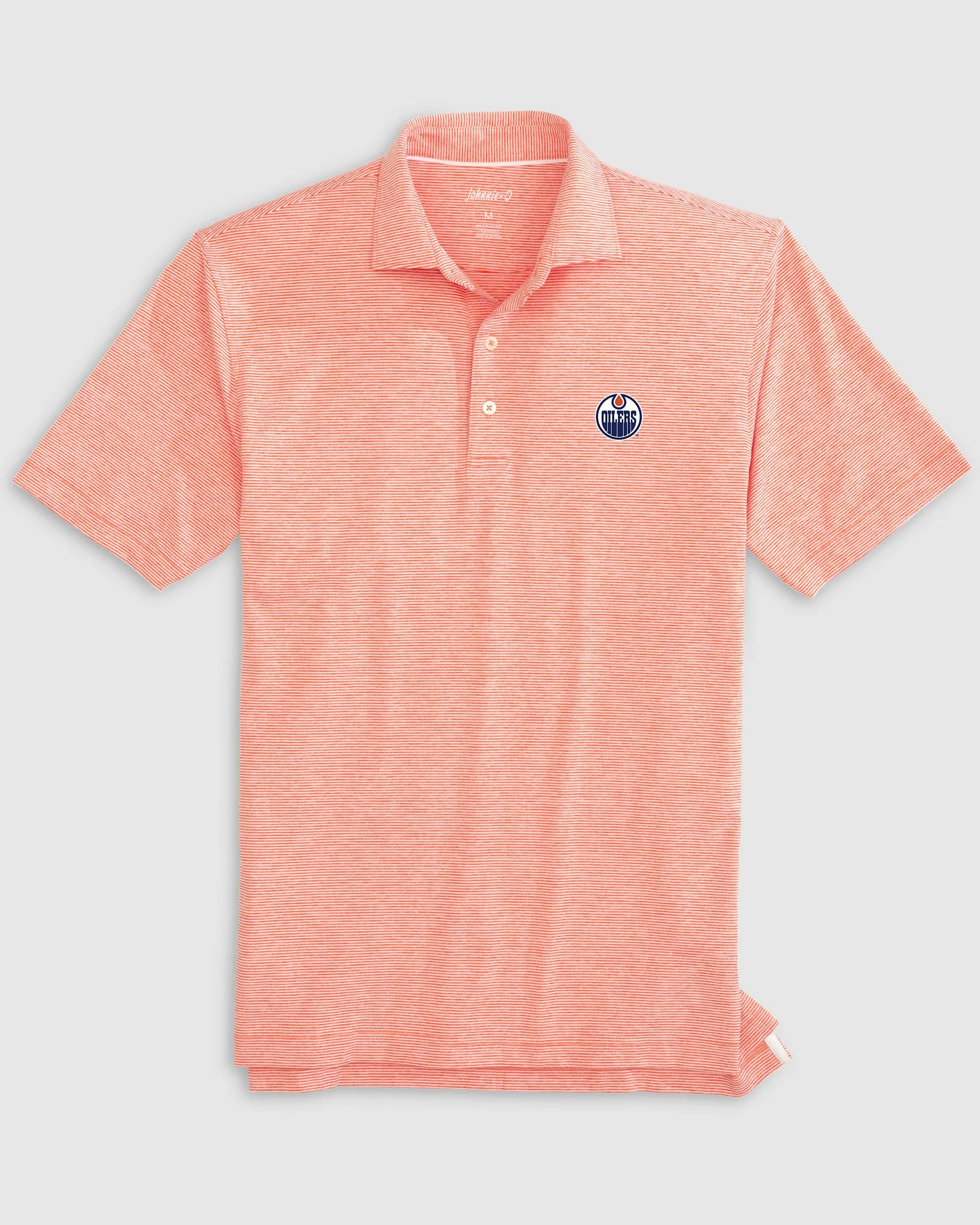 Edmonton Oilers Lyndon Striped Jersey Performance Polo sold by Johnnie-O product image thumbnail 3