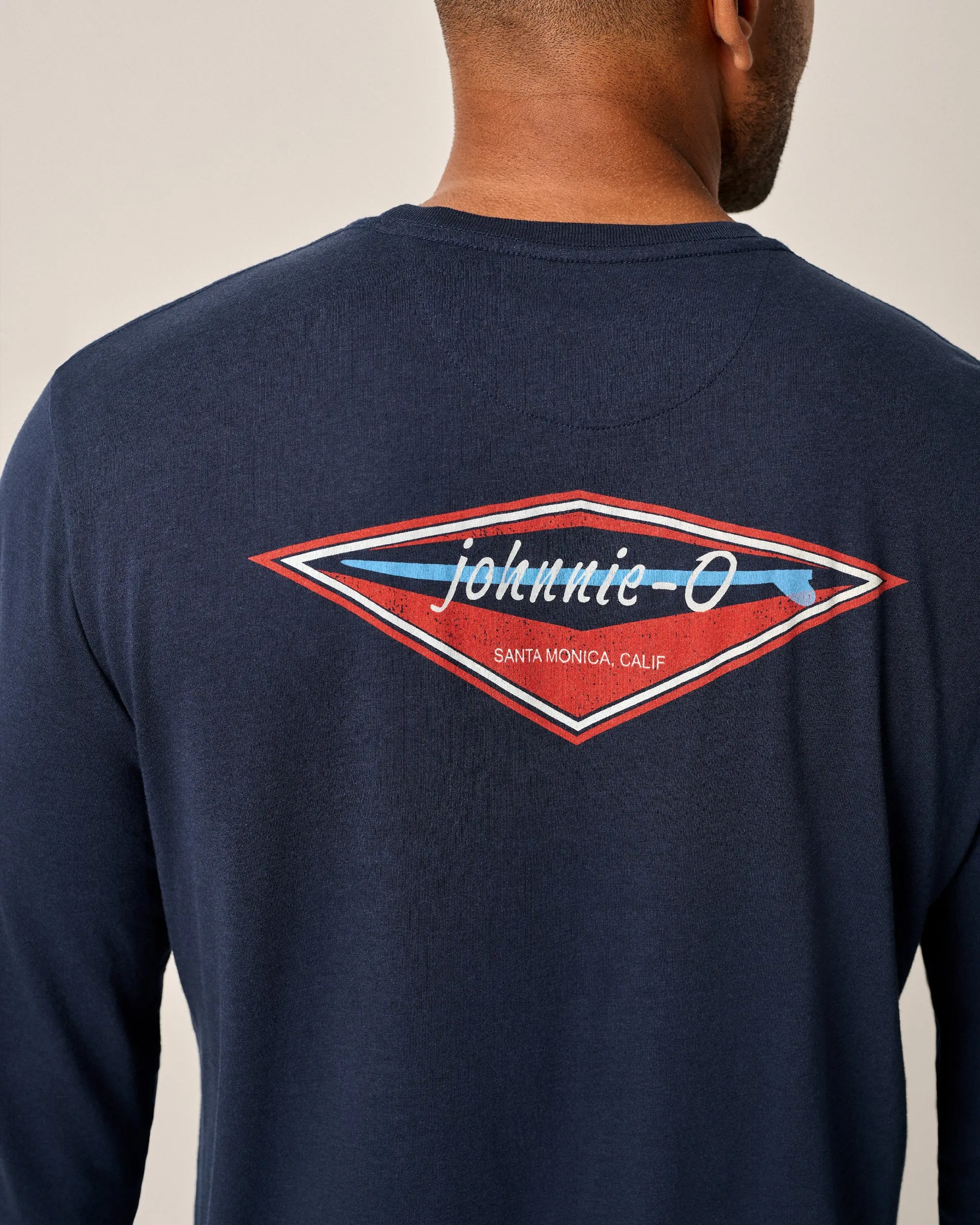 J-O Diamond Long Sleeve Graphic T-Shirt sold by Johnnie-O product image thumbnail 5