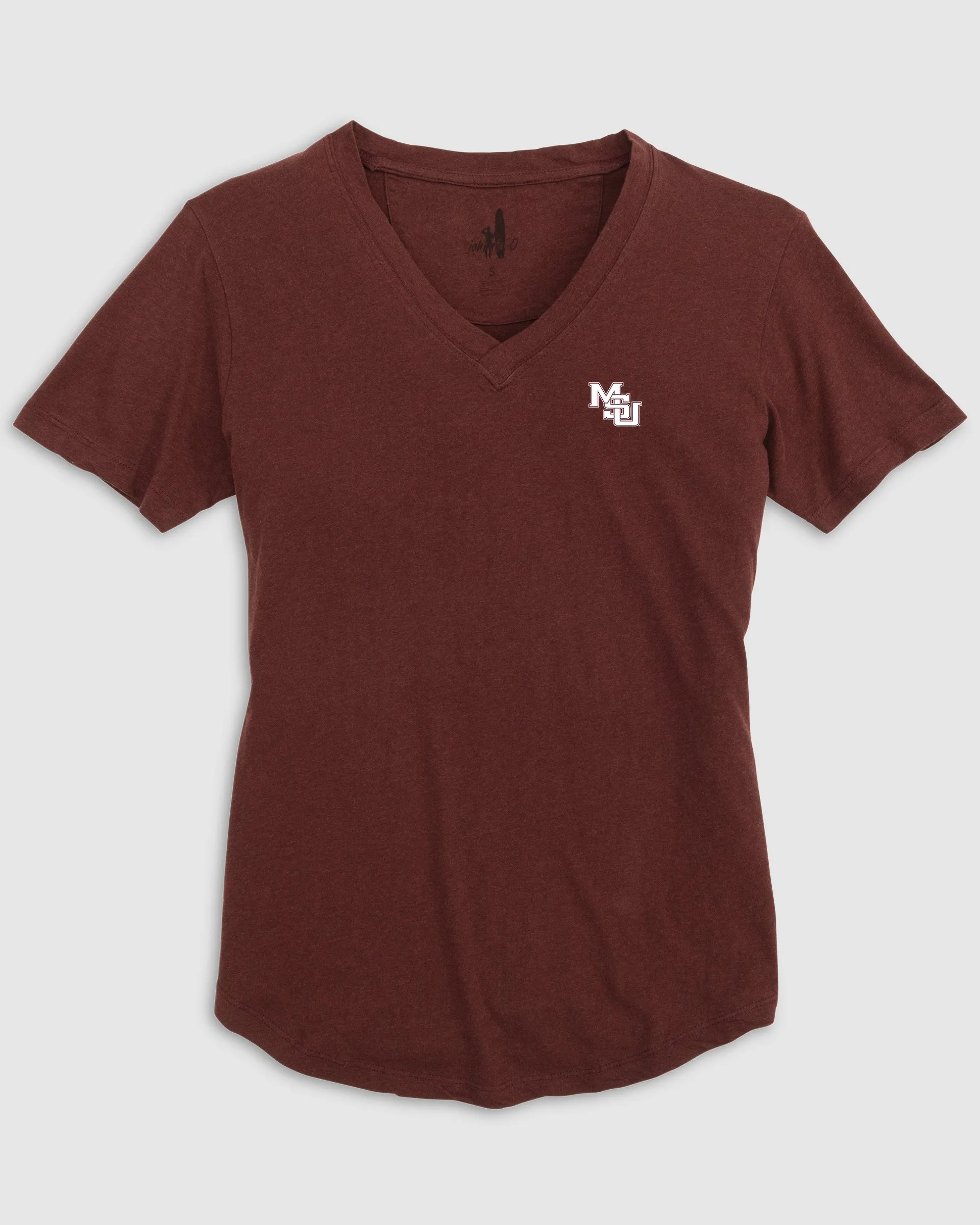 Women's Mississippi State Merediths V-Neck T-Shirt - Vault Logo sold by Johnnie-O product image thumbnail 2