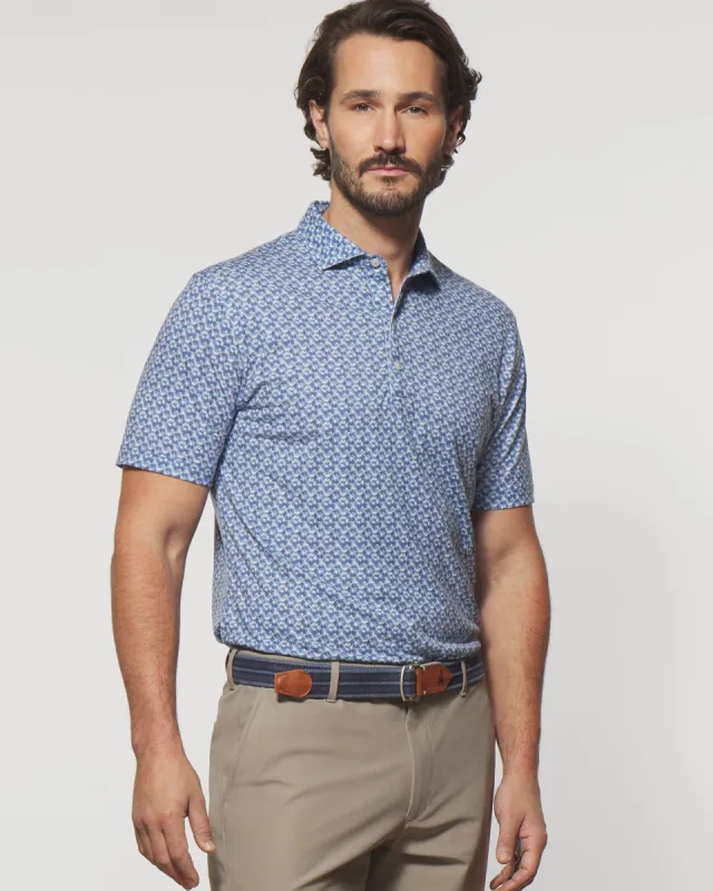 Tamar Printed Top Shelf Performance Polo sold by Johnnie-O