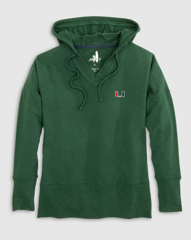 Women's Miami Carrie Pullover Hoodie sold by Johnnie-O