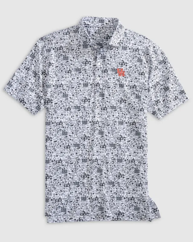 Houston Tailgater Printed Jersey Performance Polo sold by Johnnie-O