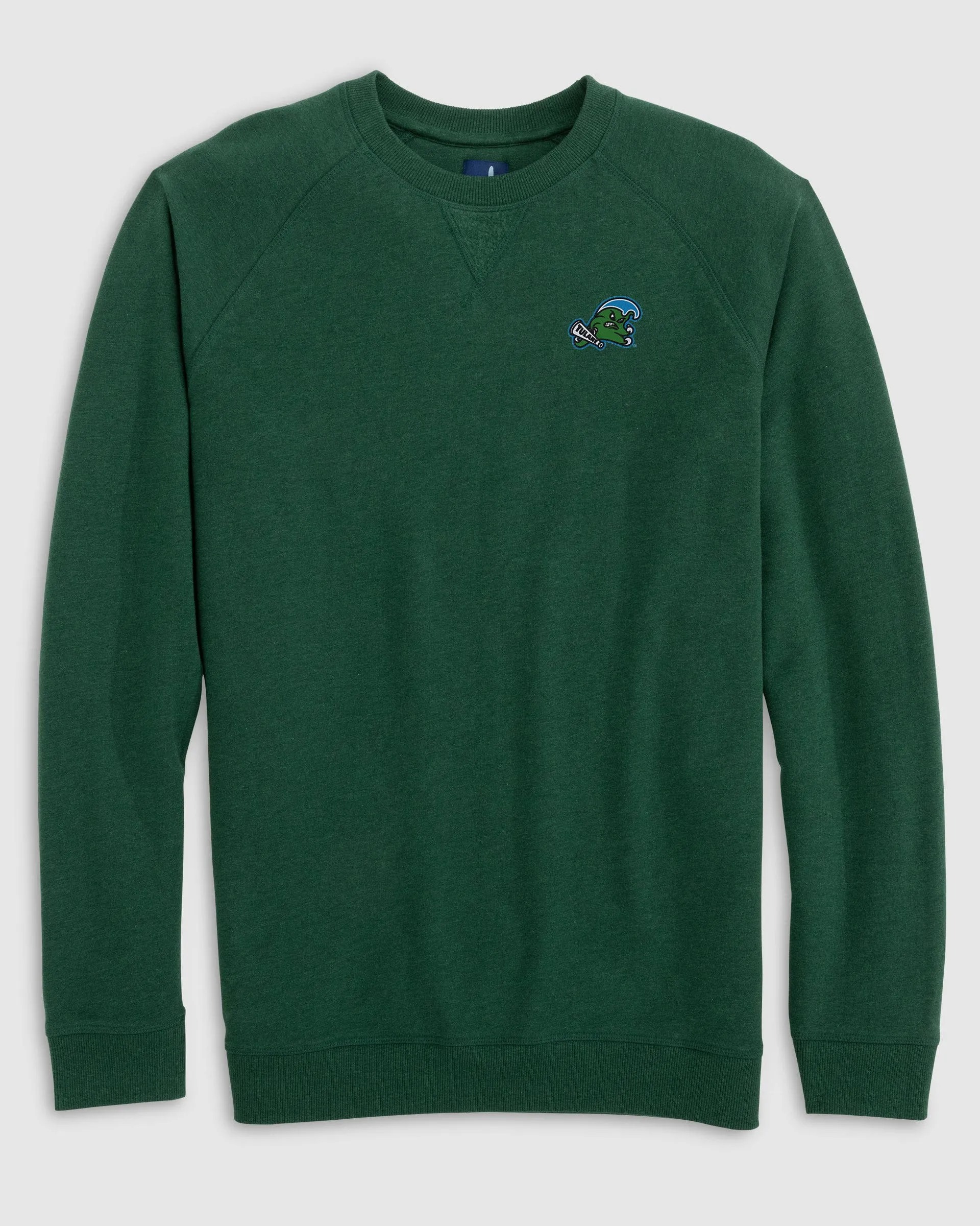 Tulane Freeman Crewneck Fleece Sweatshirt - Wave Logo sold by Johnnie-O product image thumbnail 2