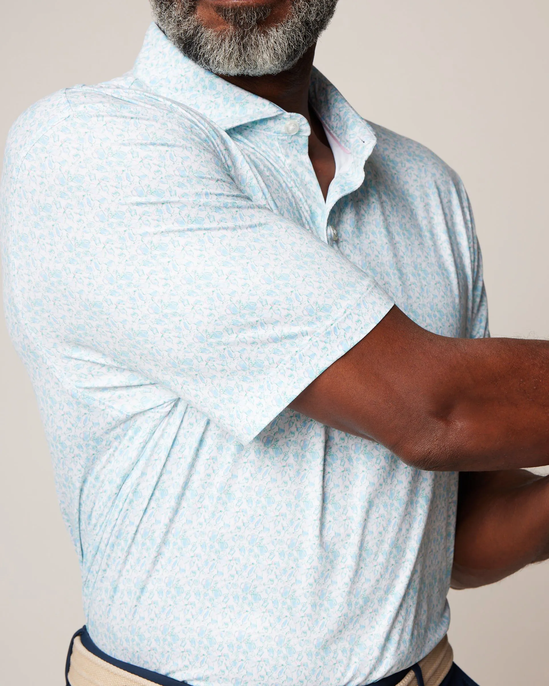 Kilmer Printed Featherweight Performance Polo sold by Johnnie-O product image thumbnail 3