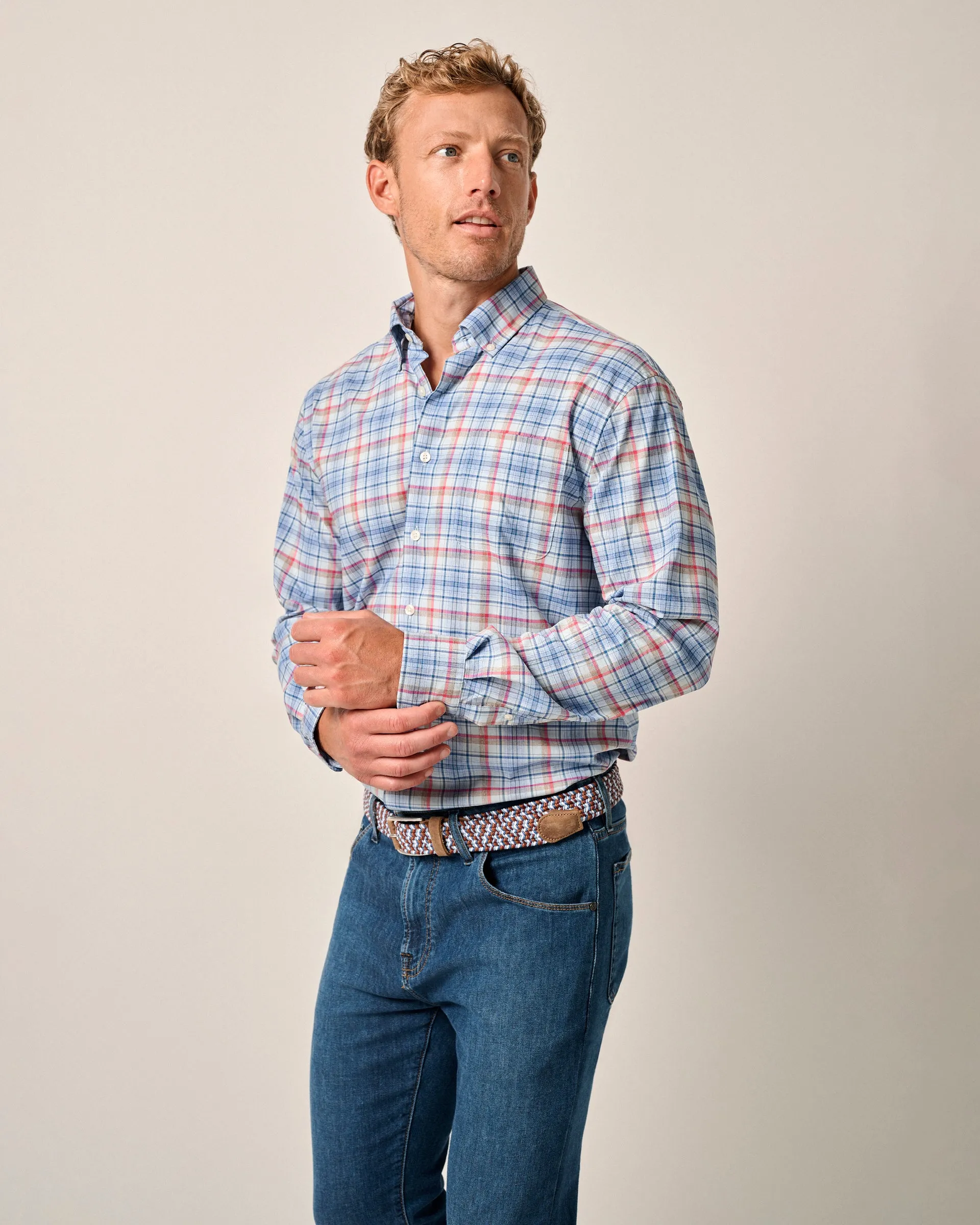Performance Button Up Shirt - Peterson sold by Johnnie-O product image thumbnail 4