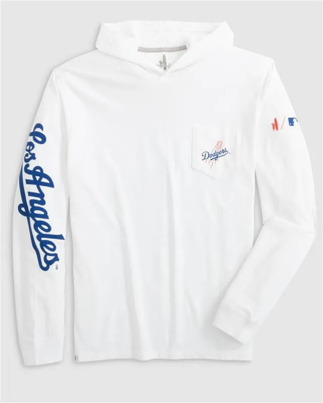 Los Angeles Dodgers T-Shirt Hoodie sold by Johnnie-O
