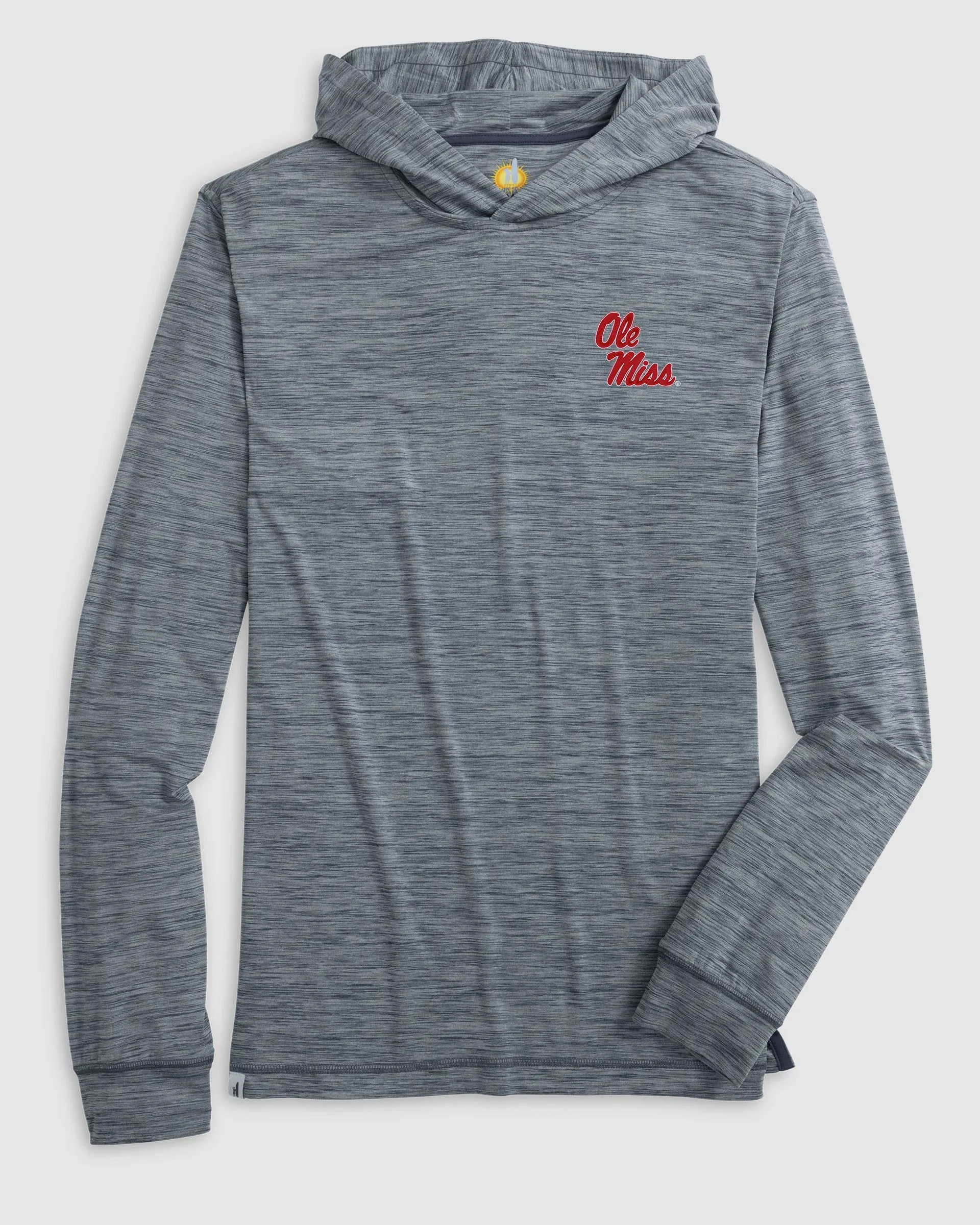 Ole Miss Talon Featherweight Performance Hoodie - Stacked Logo sold by Johnnie-O product image thumbnail 3