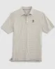 Brown Lyndonn Striped Jersey Performance Polo sold by Johnnie-O