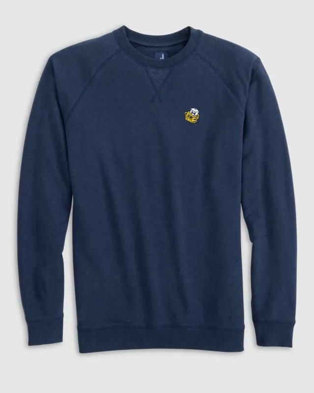 Michigan Freeman Crewneck Fleece Sweatshirt - Vault Logo made by Johnnie-O